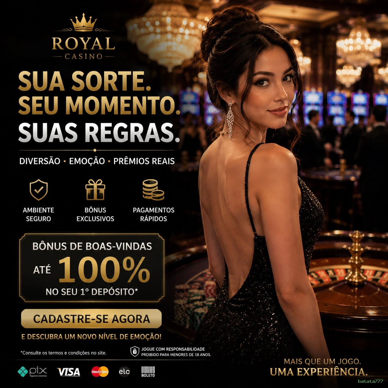 Notificações e promoções